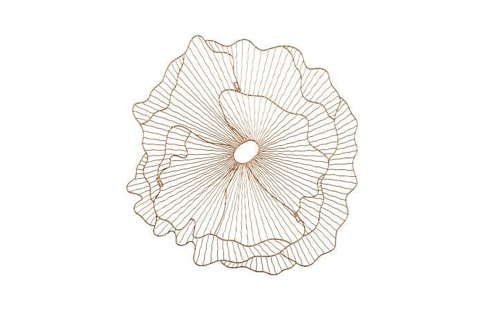 Poppy Flower Wall Art, Copper, SM