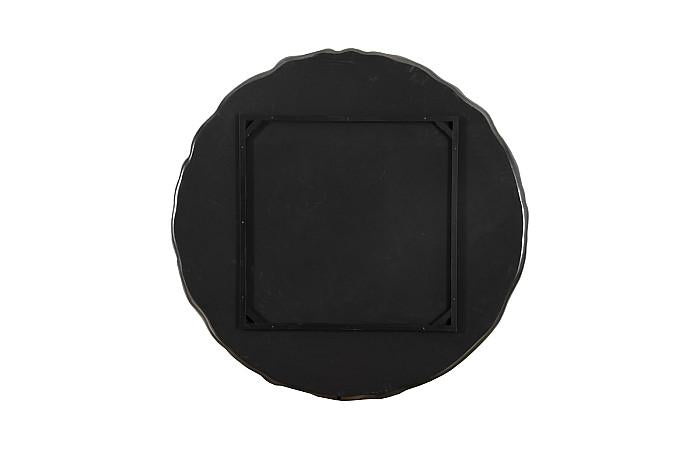 Drape Wall Art, Round, Liquid Silver