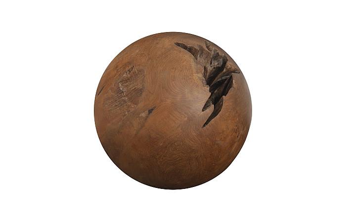Teak Wood Ball, Medium