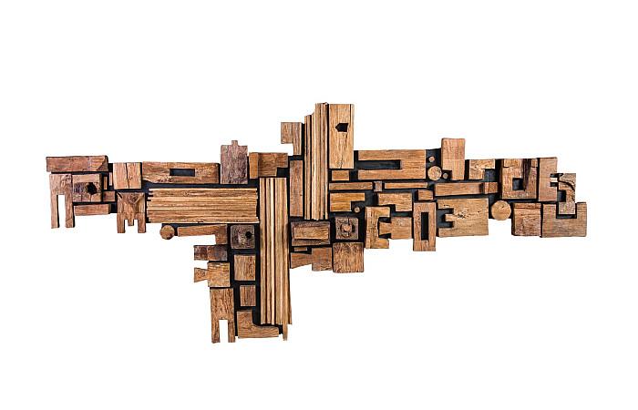 Asken Wall Art, Wood, Freeform