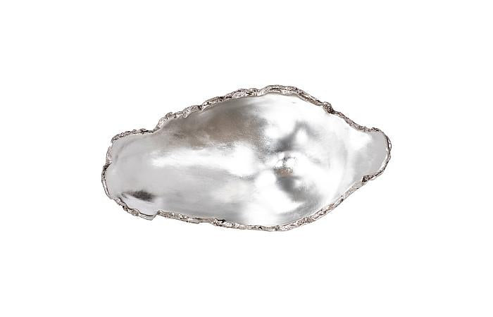 Burled Vase, Silver Leaf