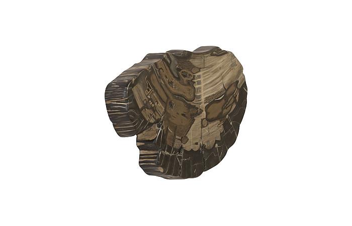 Cast Petrified Wood Wall Tile, Resin