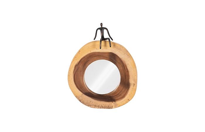 Atlas Cross Cut Mirror, Small, Full Man