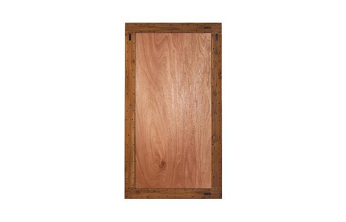 Teak Slice Mirror, Rectangle