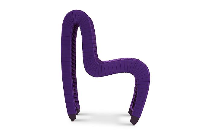 Seat Belt Dining Chair, Purple