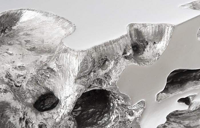 Freeform Console Table, Silver Leaf, LG