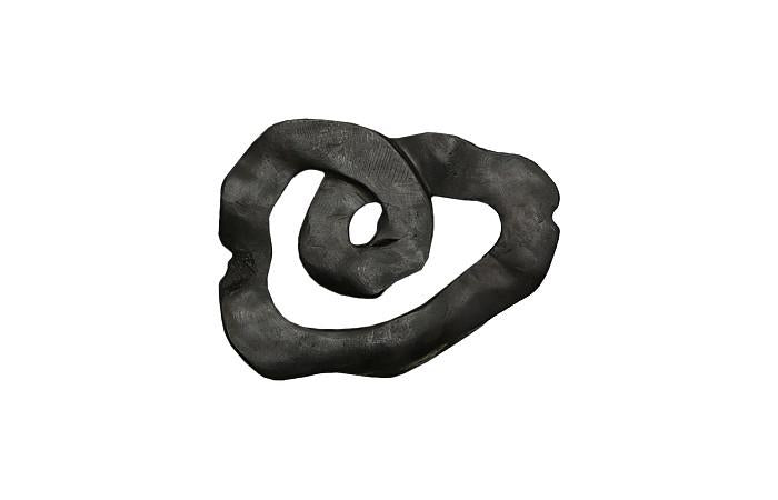 Swirl Wall Tile, Teak Wood, Assorted, Black