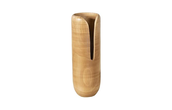 Interval Wood Vase, Natural, Large