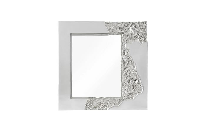 Mercury Mirror, Square, Silver Leaf