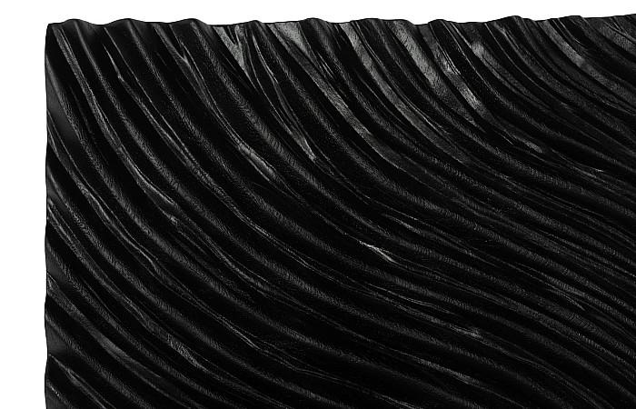 Carved Wall Tile, Black, Wave