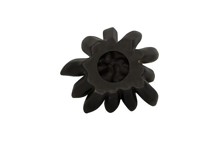 Compactum Succulent Wall Art , Smooth Matte Black