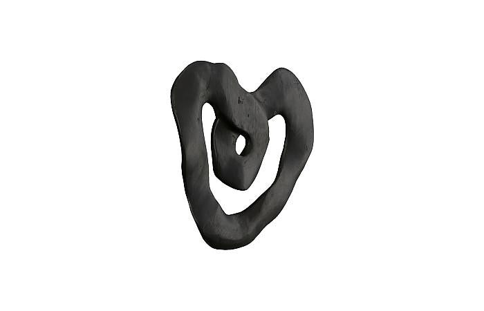 Swirl Wall Tile, Teak Wood, Assorted, Black