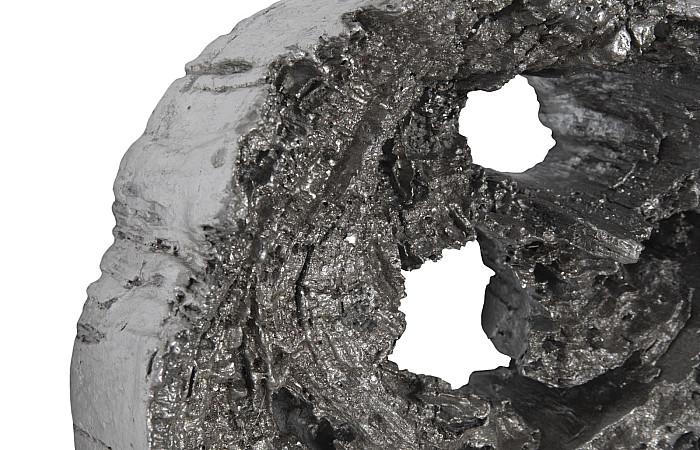 Cast Eroded Wood Circle Wall Tile