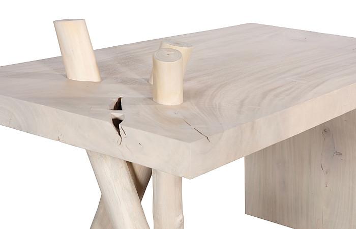 Branch Waterfall Desk, Bleached