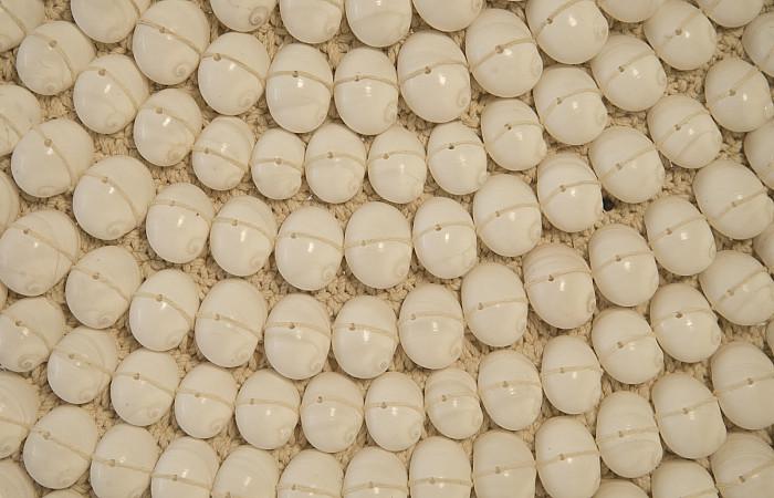 Shell Necklace Sculpture, On Stand