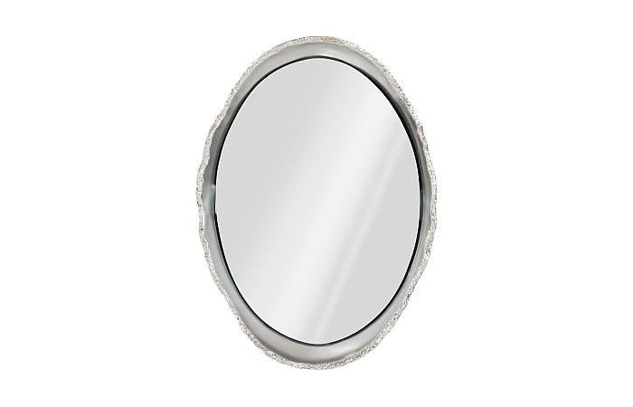 Broken Egg Mirror, Silver Leaf