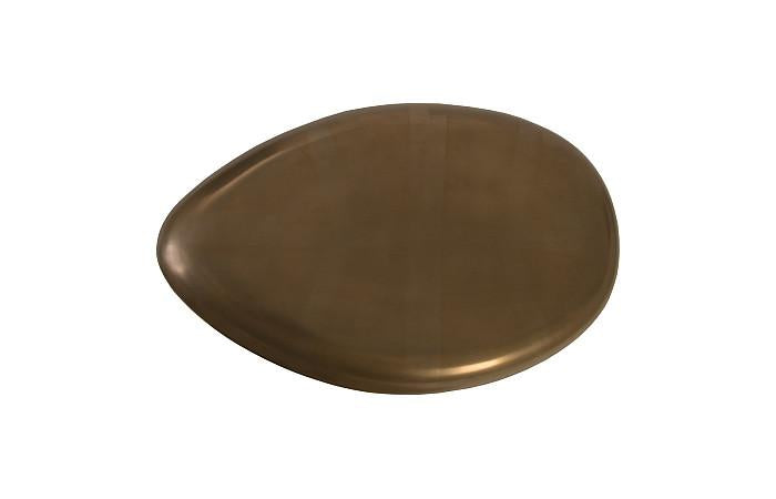 River Stone Coffee Table, Bronze, Small