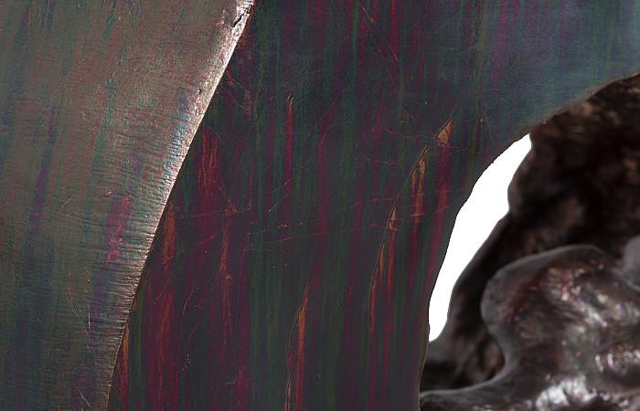 Plateada Hollow Console, Copper Patina Finish