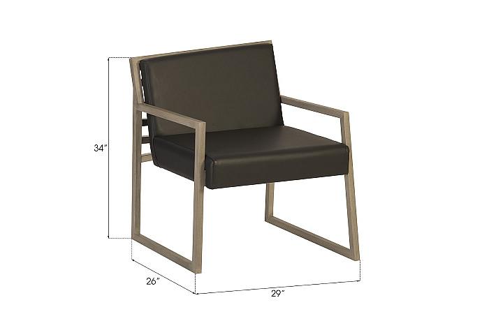 Ladder Slant Arm Chair, Left