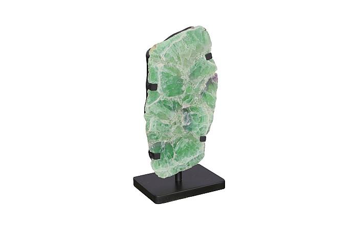 Onyx Lamp on Black Base, Fluorite