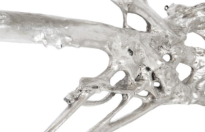 Root Wall Art, Large, Silver Leaf