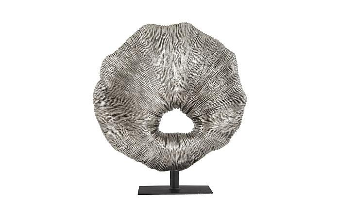 Fungia Sculpture, Silver Leaf