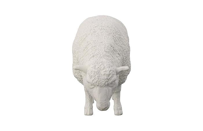 Sheep Sculpture, Gel Coat White