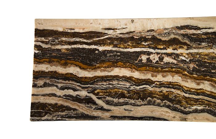 Onyx Console Table, Stainless Steel