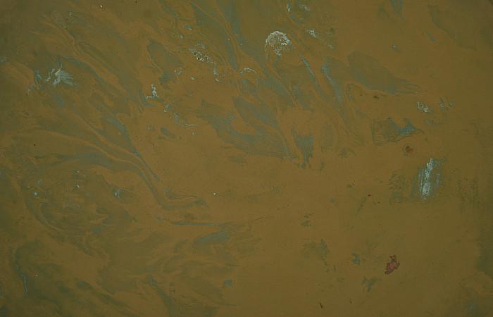 Button End Table, Lichen Finish