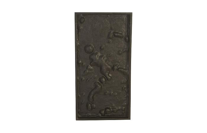 Splotch Wall Art, Rectangle, Silver Leaf