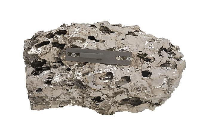 Stalagmite Wall Art Chrome, Set of 3, Assorted Size and Shape