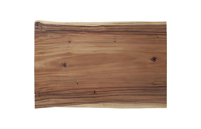 Waterfall Desk, Natural, Acrylic Leg