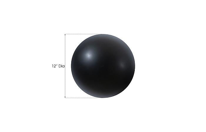 Ball on the Wall, Small, Matte Black