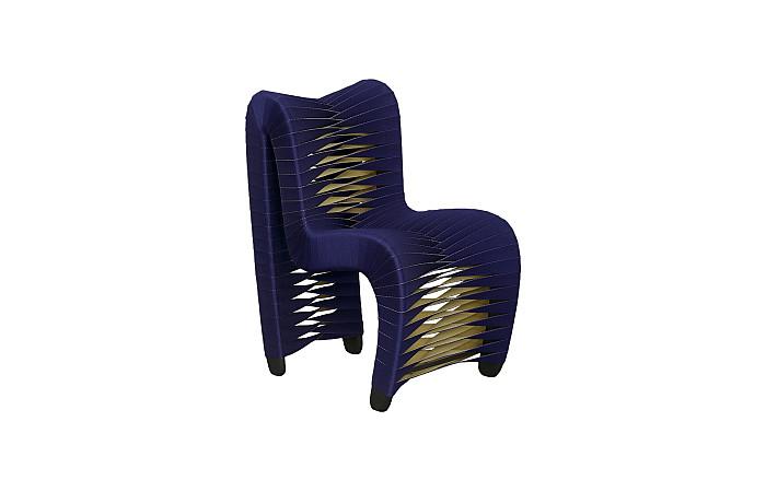 Seat Belt Chair, Kid Sized, Navy