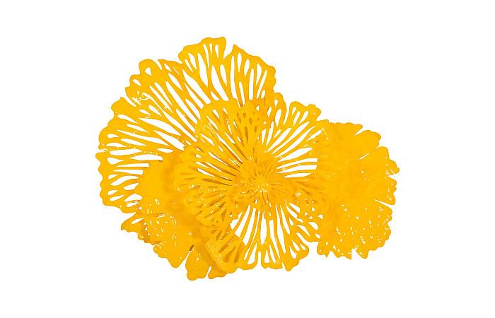 Flower Wall Art, Small, Dandelion, Metal