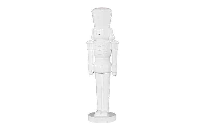 Nutcracker Soldier Sculpture 6ft, White