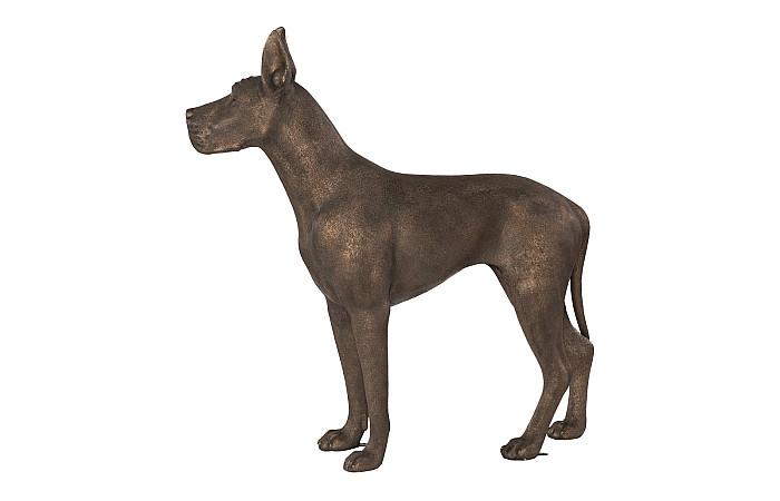 Great Dane, Standing , Bronze