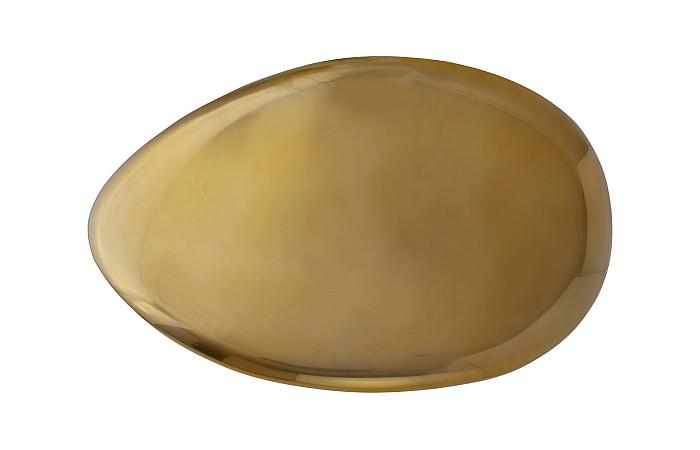 River Stone Coffee Table, Liquid Gold, Large