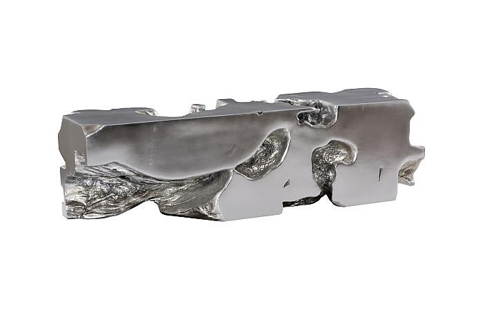Freeform Bench, Silver Leaf