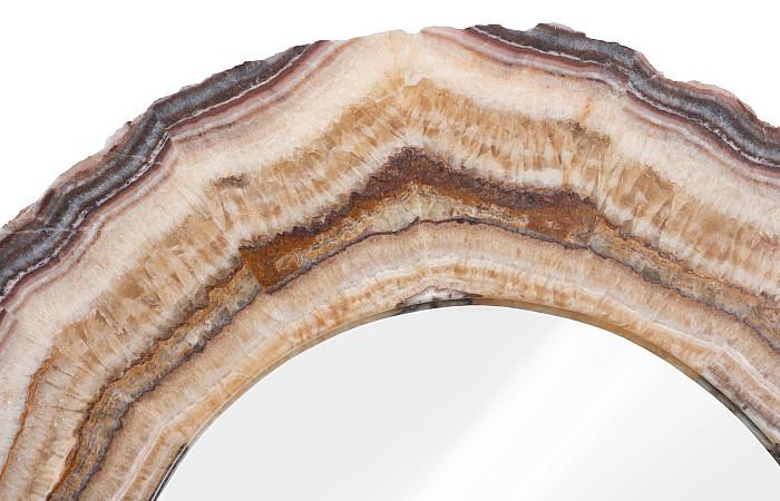 Onyx Mirror, Serpentine Beige