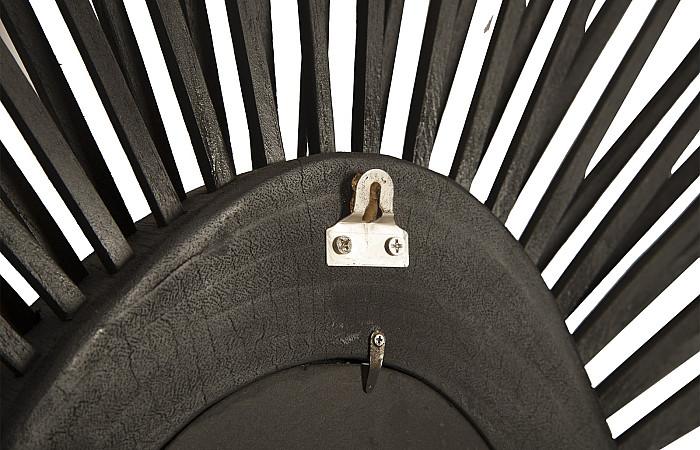 Spoke Mirror, Burnt, Square