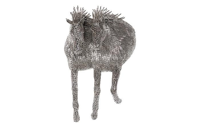 Herd of Horses Double Wall Sculpture B