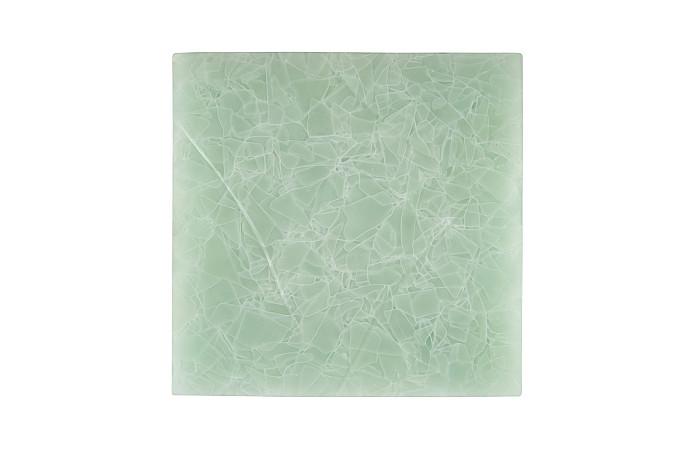 Folded Glass Side Table, Square, LG