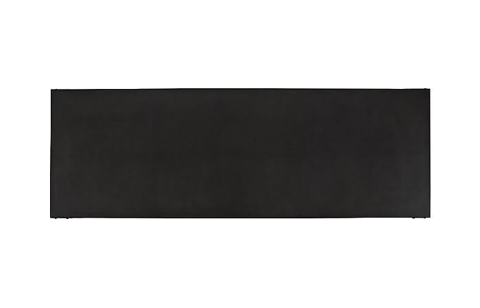 Industrial Concrete Dining Table, Black U Legs