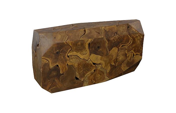 Prism Console Table, Natural