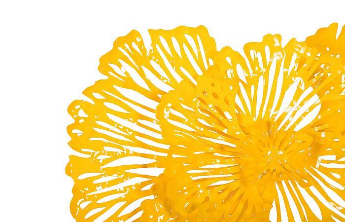 Flower Wall Art, Small, Dandelion, Metal