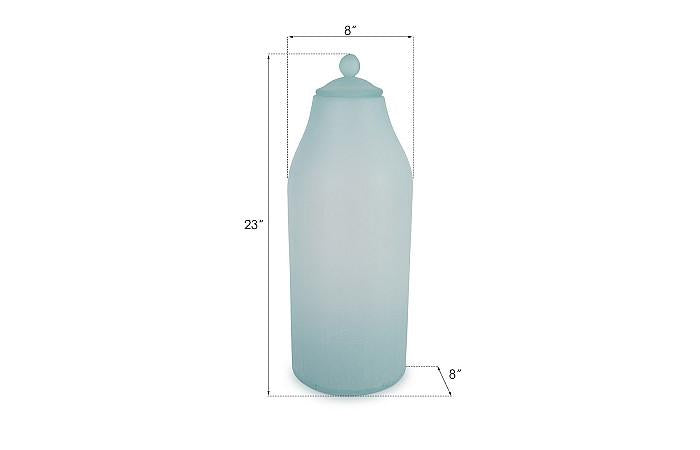 Frosted Glass Bottle, Large