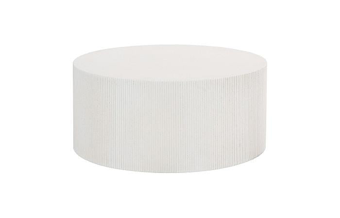 Groovy Coffee Table, White Stone