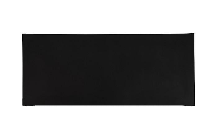 Industrial Concrete Dining Table, Black U Legs