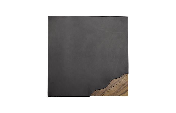 Cornered Side Table, Natural, Iron